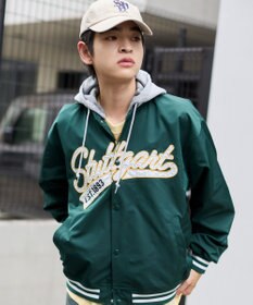 WEGO 【ユニセックス着用ITEM】2WAYフードワッペンスタジャン