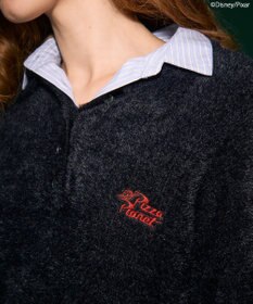 AMERICAN HOLIC 【PIZZA PLANET】衿付きニットプルオーバー