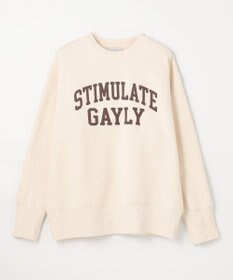 ANY 【洗濯機可】裏起毛スウェットロゴプルオーバー