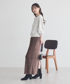 earth music&ecology シャイニーベロアスカート