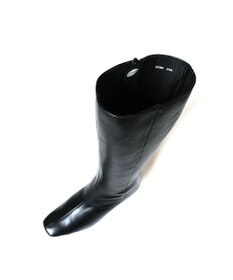 Pointer 本革 脚長効果ロングブーツ