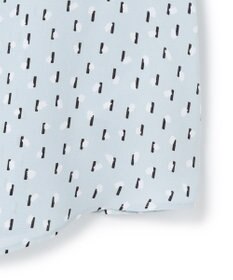 ICB L 【新色追加】BackSatinAmunzen 5分袖配色ボウタイブラウス