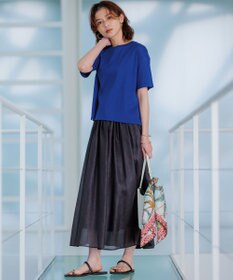 23区 L 【GLOW8月号掲載/接触冷感】半袖 クロップド IT TEE