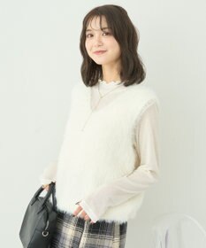 earth music&ecology シャギーベスト