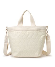 LeSportsac BUCKET TOTE/エクリュハートデボス