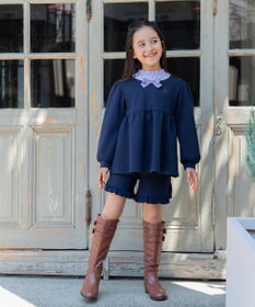 組曲 KIDS 【110-140㎝】ボウタイリボン トップス