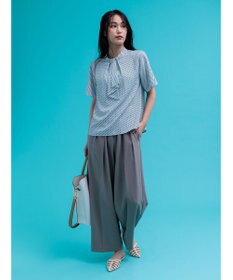 Te chichi 【遮熱/マシンウォッシャブル】リネンライクイージーワイドパンツ