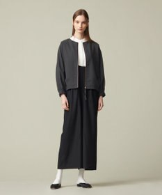 J.PRESS YORK STREET 【WOMEN】ジャージライクツイル ドルマンブルゾン