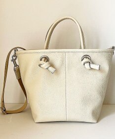 Hekhèr Le Style de Vie 【日本製 / 2WAY】シュリンクレザー ノットハンドバッグ