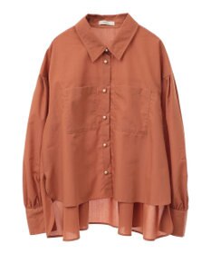 earth music&ecology オーバーフレアシャツ