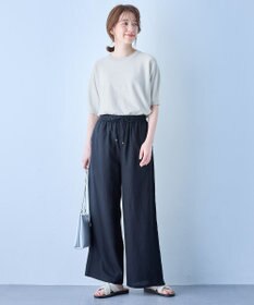 ANY 【洗濯機可/UVケア】ラメニットドルマンプルオーバー