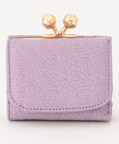 UNBILLION perche 抗菌レザー型押し外がまミニウォレット