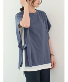Green Parks ポンチョ風レイヤードチュニック