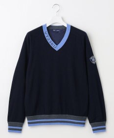 23区GOLF 【MEN】【手洗い可】裏地付き Vネックニット