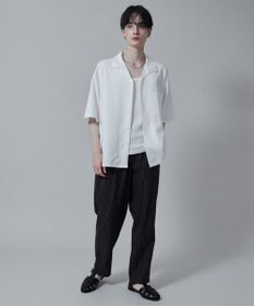 WEGO 【ユニセックス着用アイテム/手洗い可/SETUP可/ウエストゴム】リネンレーヨンイージーパンツ