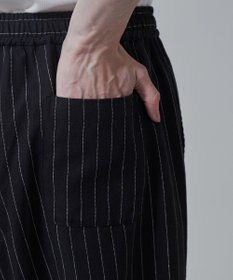 WEGO 【ユニセックス着用アイテム/手洗い可/SETUP可/ウエストゴム】リネンレーヨンイージーパンツ