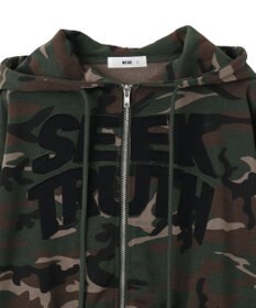 WEGO ロゴZIPショートパーカー