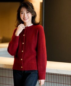 ANY SIS S 【前後着用可能】Airニット カーディガン