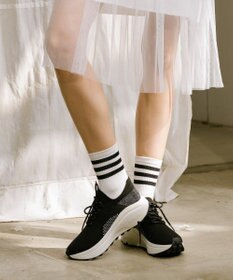 INTER-CHAUSSURES 【BUSSOLA】厚底ニットスニーカー