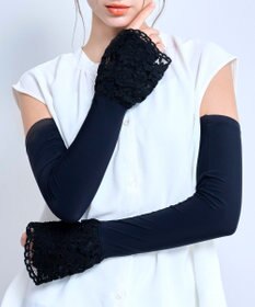 BRADELIS New York 【BRADELIS NewYork peace】　素肌サラサラひんやりアームカバー26  UVカット99.9% 接触冷感 吸水速乾 日焼け対策