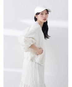 earth music&ecology シャーリングタックスリーブブルゾン