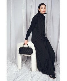 MIYABIYA 【撥水加工】篭目大柄エンボスボンディングミニボストン