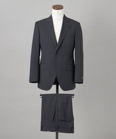 GOTAIRIKU オールシーズン対応【御幸毛織】WOOL×SOLOTEX ストレッチスーツ（グレー無地）