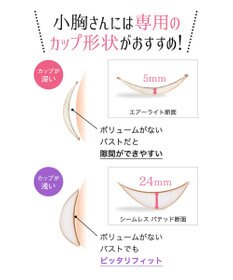 BRADELIS New York 【NuBra / ボリュームアップ・着用簡単・軽量】 ヌーブラ・シームレス パテッド 公式 結婚式 ブライダルインナー Tシャツブラ 盛る ブラジャー