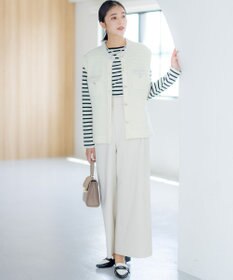 組曲 【WEB限定】ツィードニットベスト