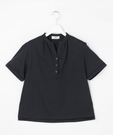 J.PRESS LADIES L プレーティングジャージー バンドカラー カットソー