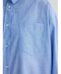 Green Parks 綿麻混オーバーサイズシャツチュニック