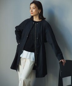 23区 【洗える】シアータフタ コンビ カットソー