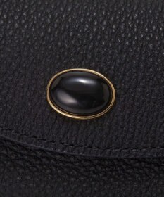 TOPKAPI 【TOPKAPI】gemdrops ジェムドロップ ミニエンボスレザー 天然石 三つ折り 財布