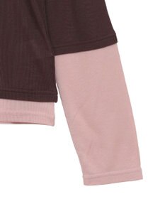 earth music&ecology レイヤードシアープルオーバー