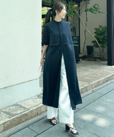 ICB L 【ASUMI・MANAMIコラボ 丈が選べる】ハシゴレースシャツワンピース