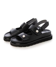 ing <ing>パールモチーフフッドベッドサンダル