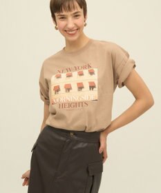 AMERICAN HOLIC ロゴ＆フォトプリントTシャツ