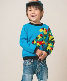 ami amie 恐竜カモフラプルオーバー145cm