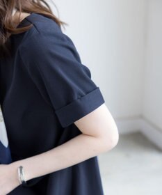 Tiaclasse 【洗える】ギャザーヘムフレアワンピース