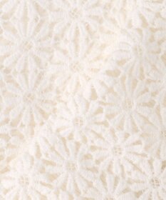 組曲 【先行予約・前後着用可】コットンフラワーレーシー カーディガン