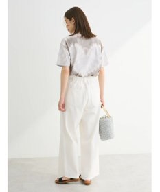 Green Parks ・ＥＬＥＮＣＡＲＥ　ＤＵＥ　ホワイトデニムタックパンツ