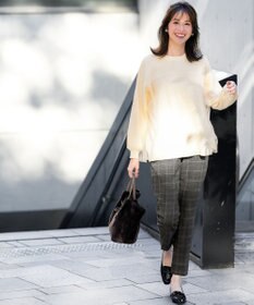 ANY SIS 【洗える】ビスチェ風チュールコンビ ニット