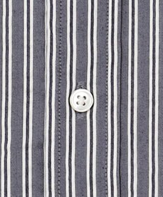 J.PRESS MEN 【クールマックス】サッカーマルチストライプ バンドカラーシャツ