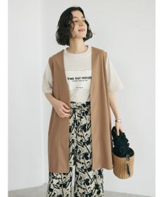 CRAFT STANDARD BOUTIQUE カットジョーゼットベスト