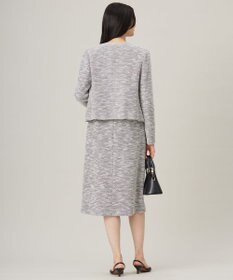 自由区 S カラミツイードノーカラー ジャケット