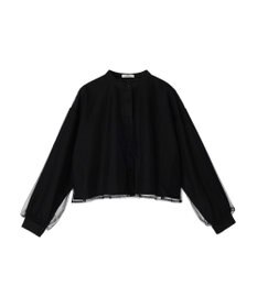 earth music&ecology チュールレイヤードシャツ