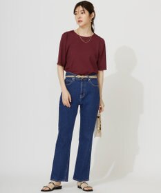 ANY SIS 【接触冷感・UVカット・洗える】ハイストレッチスムースタックスリーブ カットソー