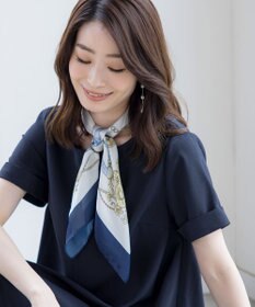 Tiaclasse 【洗える】ギャザーヘムフレアワンピース