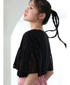 Green Parks ・ＳＵＧＡＲ　ＳＰＯＯＮ　レースフリルプルオーバー