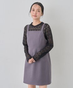 earth music&ecology スクエアネックミニワンピース